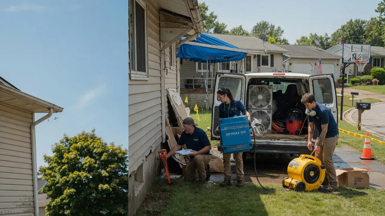 Ceiling Leak Cleanup in Seaman, OH near me