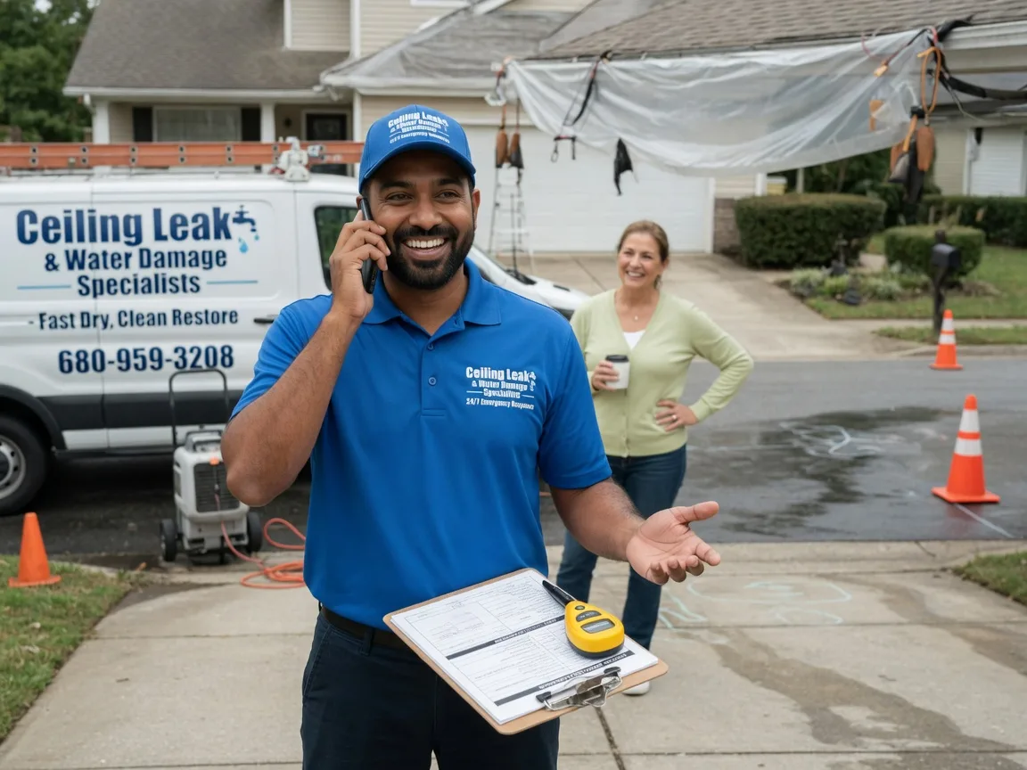 Ceiling Leak Cleanup Seaman, OH FAQs